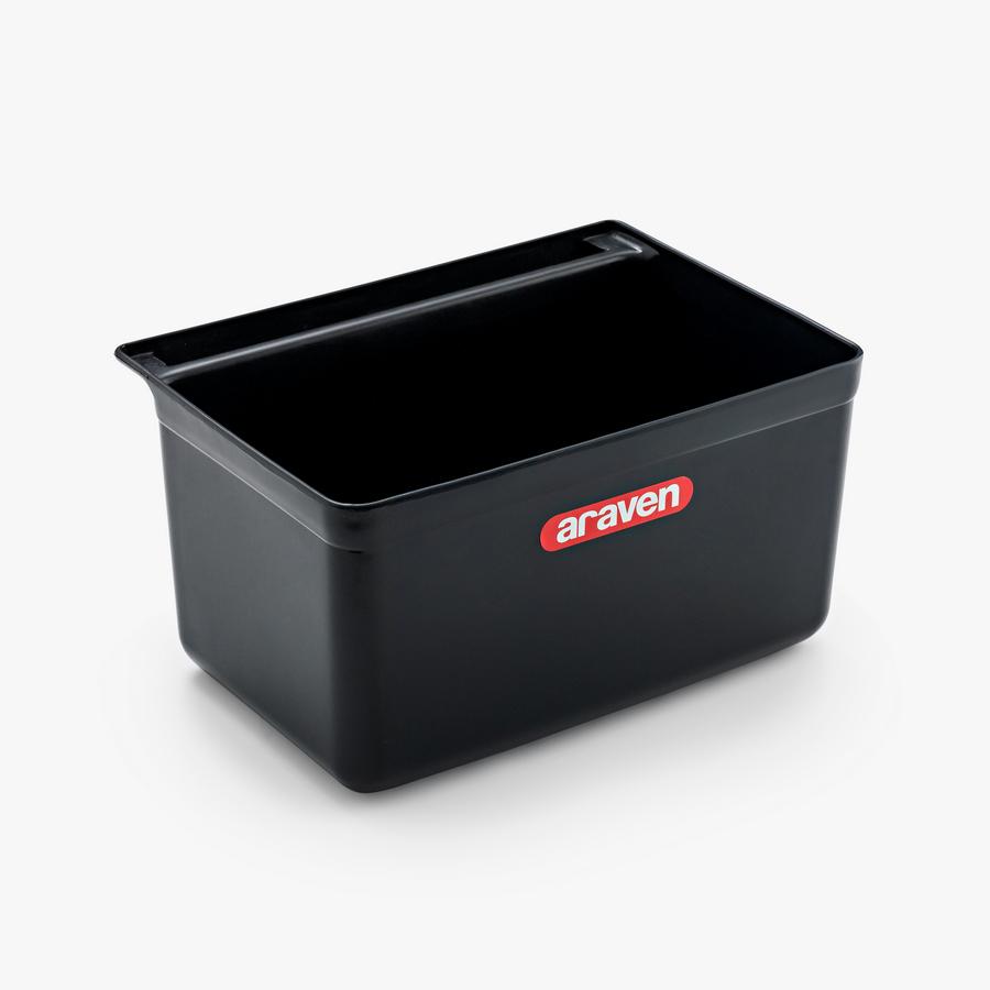 Κάδος Απορριμμάτων Κρεμαστός Πλαστικός Μαύρος 9,5lt-33x23x17,5εκ. Araven AR00061218 (Υλικό: Πλαστικό, Χρώμα: Μαύρο) - Araven - AR00061218