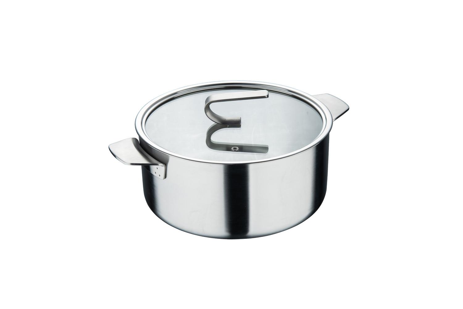 Κατσαρόλα Ανοξείδωτη 18/8 Sigma Φ20x9,5εκ./2,9lt Bergne