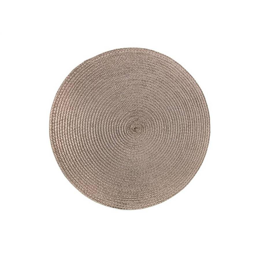 Σουπλά Πλαστικό Tondo Latte Banquet Φ38εκ. BQ12524007 (Σετ 2 Τεμάχια) (Υλικό: Πλαστικό, Χρώμα: Καφέ) – Banquet – BQ12524007