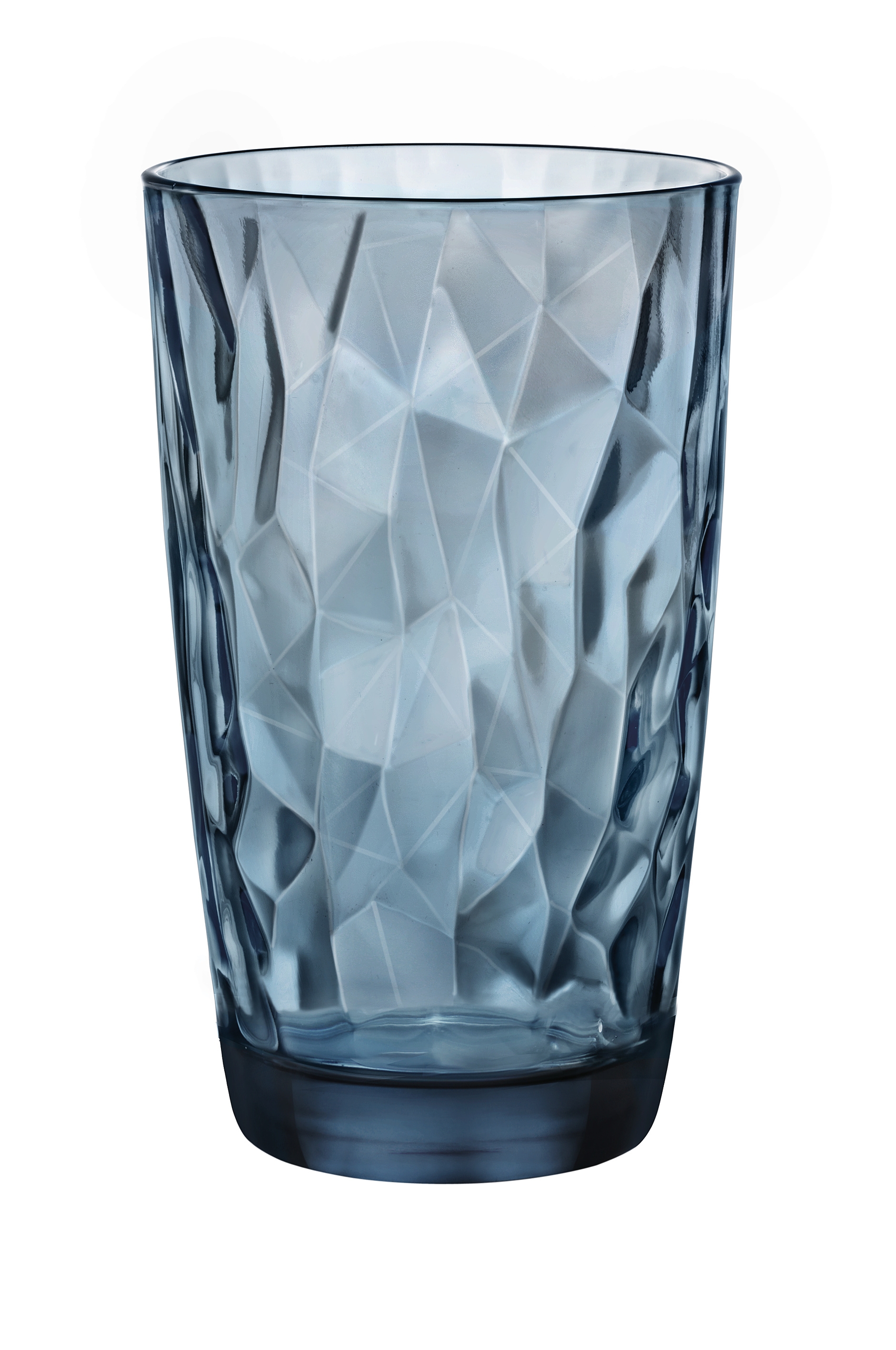 Ποτήρι Νερού Γυάλινο Diamond Μπλε Bormioli Rocco 470ml BR00127701 (Σετ 6 Τεμάχια) (Υλικό: Γυαλί, Χρώμα: Μπλε, Μέγεθος: Σωλήνας) - Bormioli Rocco - BR00127701 177274