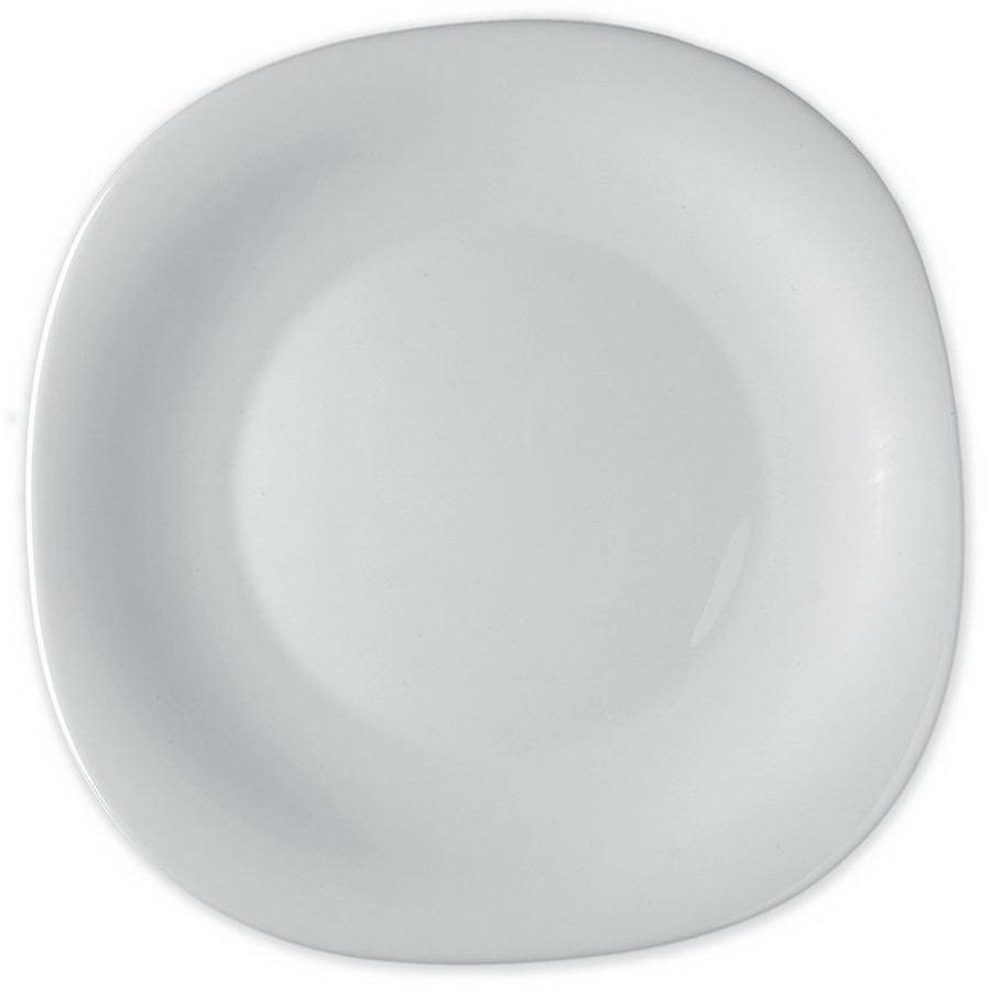 Bormioli Rocco Πιάτο Ρηχό Φαγητού Γυάλινο Λευκό 27x2εκ. Parma Bormioli Rocco BR00498860 (Σετ 6 Τεμάχια) (Υλικό: Γυαλί, Χρώμα: Λευκό, Μέγεθος: Μεμονωμένο) - Bormioli Rocco - BR00498860