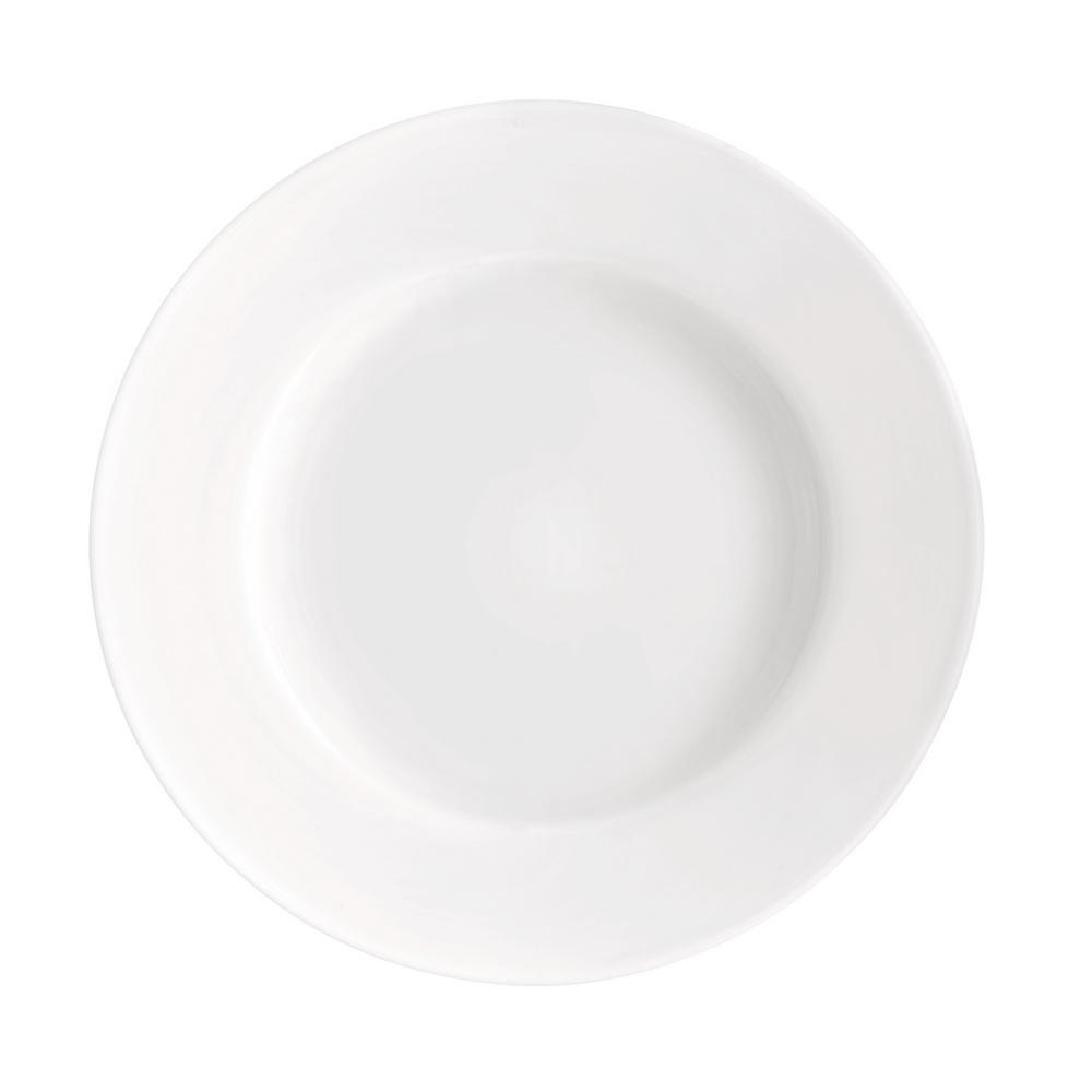 Bormioli Rocco Πιάτο Βαθύ Φαγητού Γυάλινο Λευκό Φ24εκ.Toledo Bormioli Rocco BR01400811 (Σετ 6 Τεμάχια) (Υλικό: Γυαλί, Χρώμα: Λευκό, Μέγεθος: Μεμονωμένο) - Bormioli Rocco - BR01400811