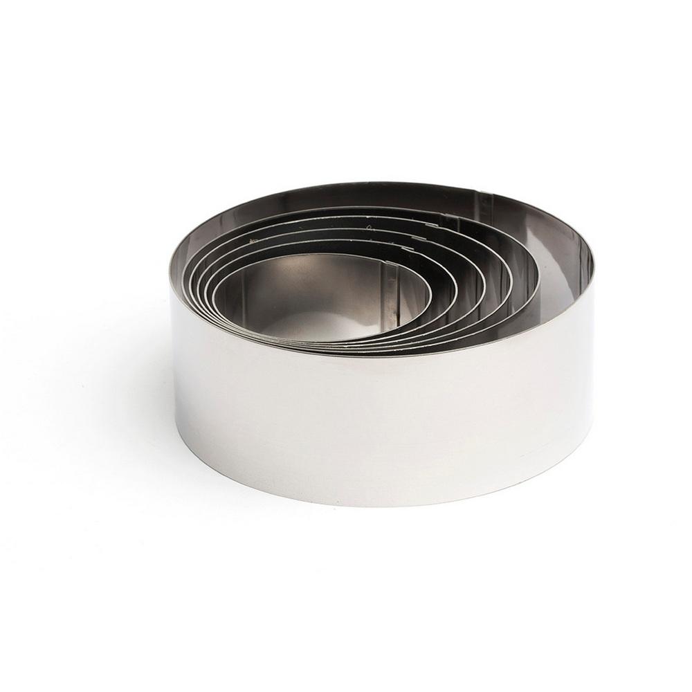 Τσέρκι Σετ 6τμχ Ανοξείδωτο Inox Comas Φ6-12x4,5εκ. CO07449000 (Υλικό: Ανοξείδωτο, Χρώμα: Inox) - Comas - CO07449000