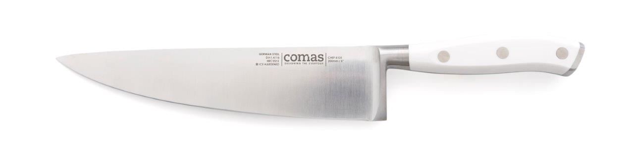 Comas Μαχαίρι Chef Ανοξείδωτο Ατσάλι Marble Comas 20εκ. CO08108000 (Υλικό: Ανοξείδωτο) - Comas - CO08108000