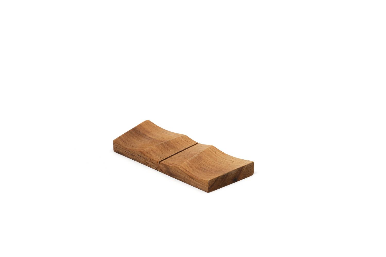 Ακουμπιστήρι Μαχαιροπίρουνων Ξύλινο Ακακίας 14,5x6x1,5εκ. Les Essences Comas CO11666000 (Υλικό: Ξύλο) - Comas - CO11666000