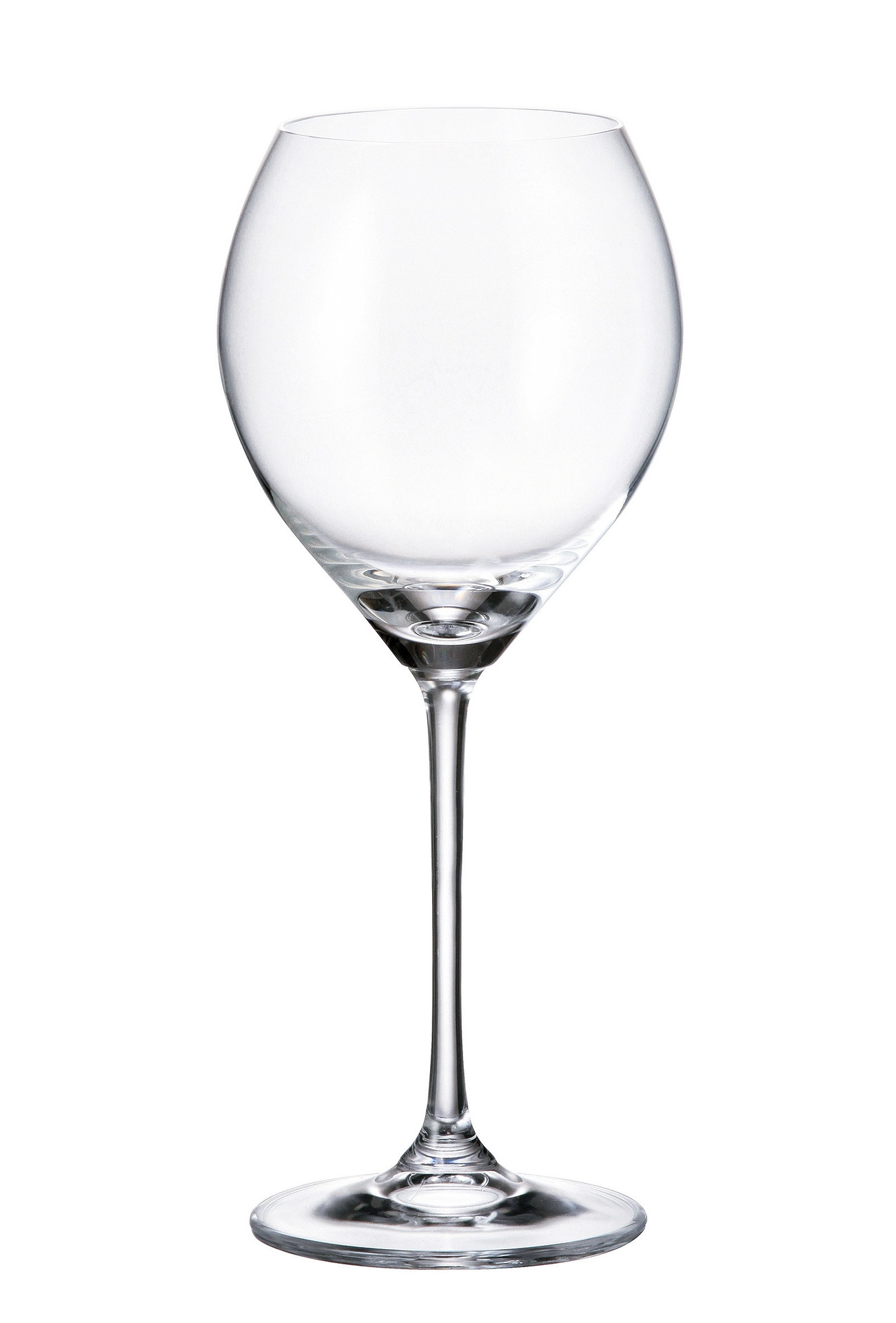 Ποτήρι Κρασιού Κρυστάλλινο Bohemia Carduelis 390ml CTB01F06390 (Σετ 6 Τεμάχια) (Υλικό: Κρύσταλλο, Χρώμα: Διάφανο , Μέγεθος: Κολωνάτο) - Κρύσταλλα Βοημίας - CTB01F06390