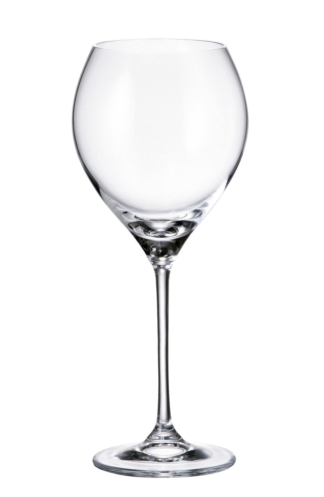 Ποτήρι Κρασιού Κρυστάλλινο Bohemia Carduelis 470ml CTB01F06470 (Σετ 6 Τεμάχια) (Υλικό: Κρύσταλλο, Χρώμα: Διάφανο , Μέγεθος: Κολωνάτο) - Κρύσταλλα Βοημίας - CTB01F06470