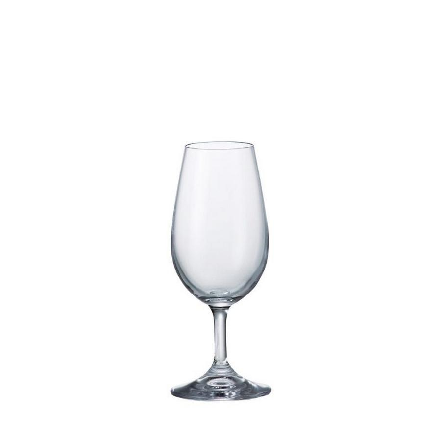 Ποτήρι Κρασιού Κρυστάλλινο 210ml-6,6x16εκ. Bohemia Colibri CTB03202021 (Σετ 6 Τεμάχια) (Υλικό: Γυαλί, Χρώμα: Διάφανο , Μέγεθος: Κολωνάτο) - Crystal Bohemia - CTB03202021