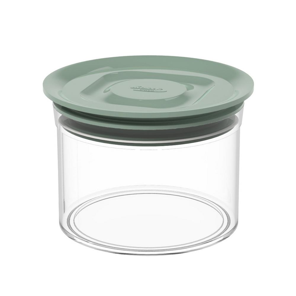 Βάζο Αποθήκευσης Πλαστικό 550ml-Φ12,4x9εκ. Pin Up L050-18 Green Biesse Max Home EP0P050018 (Υλικό: Πλαστικό, Χρώμα: Πράσινο ) - Max Home - EP0P050018