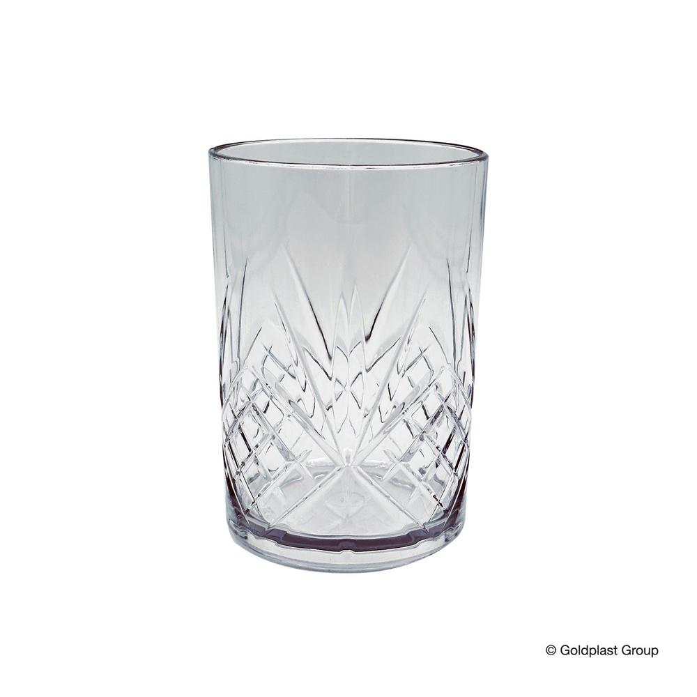 Ποτήρι Σωλήνας Πλαστικό Firenze 410ml San Gold Plast GP00285121 (Σετ 6 Τεμάχια) (Υλικό: Πλαστικό, Χρώμα: Διάφανο , Μέγεθος: Σωλήνας) - Gold Plast - GP00285121