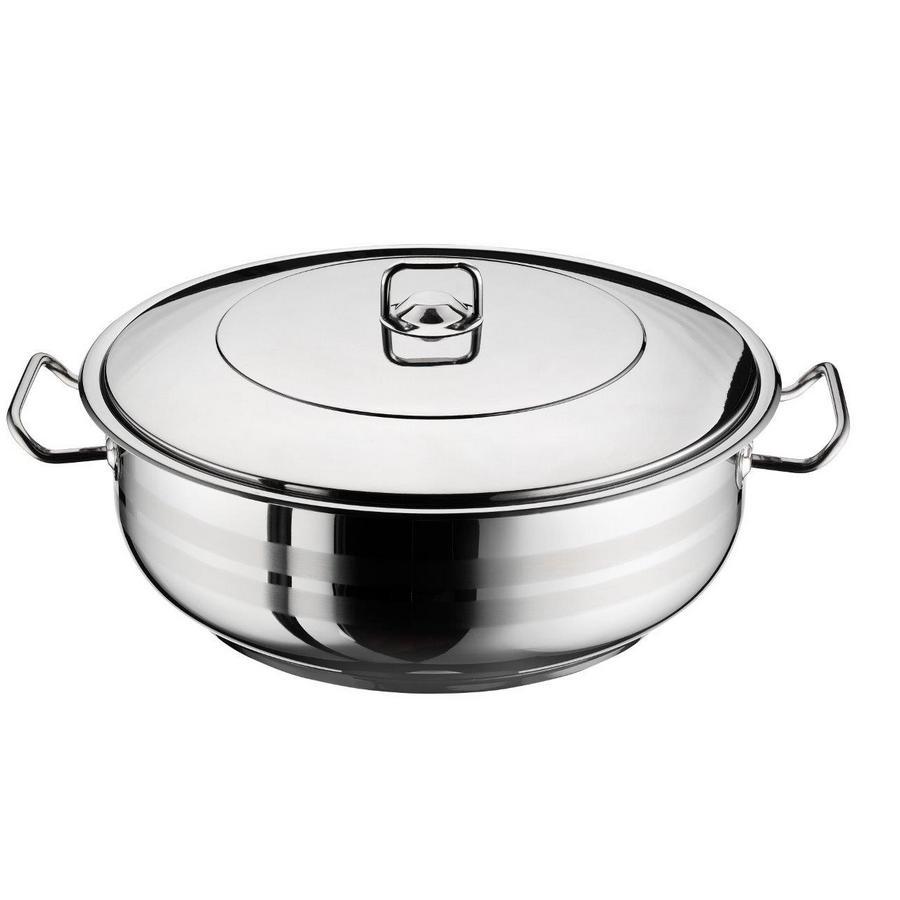 ISFA Κατσαρόλα Πλασωτέ Ανοξείδωτη 36x14εκ.-14ltr Arian 430 Isfa Metal ISF00100336 (Υλικό: Ανοξείδωτο) - ISFA - ISF00100336