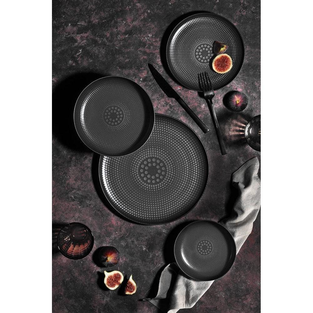 Σερβίτσιο Φαγητού Σετ 24τμχ Πορσελάνης Black Capri Kutahya Porselen KX00447S24 (Υλικό: Πορσελάνη, Χρώμα: Μαύρο, Μέγεθος: Σετ) – KUTAHYA PORSELEN – KX00447S24
