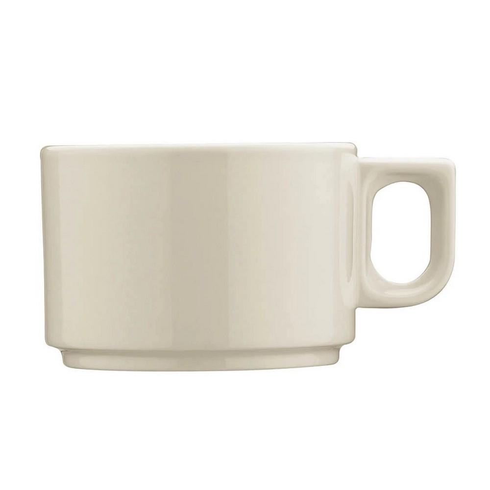 Φλυτζάνι Τσαγιού Στοιβαζόμενο Πορσελάνης 235ml Pera Satin Kutahya Porselen KX01ECFPER (Σετ 6 Τεμάχια) (Υλικό: Πορσελάνη) - KUTAHYA PORSELEN - KX01ECFPER