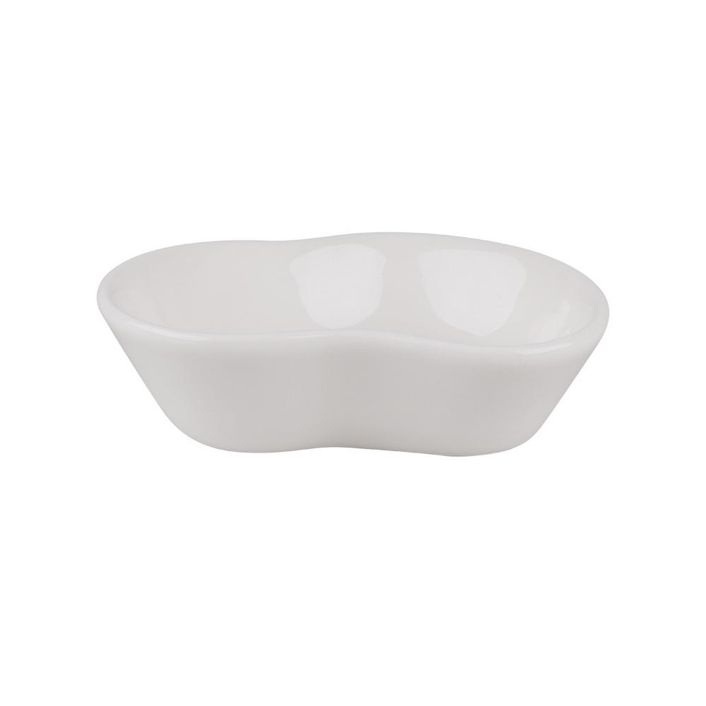 Δίσκος Σερβιρίσματος Πορσελάνης 23x2,7εκ. Λευκός Crash 