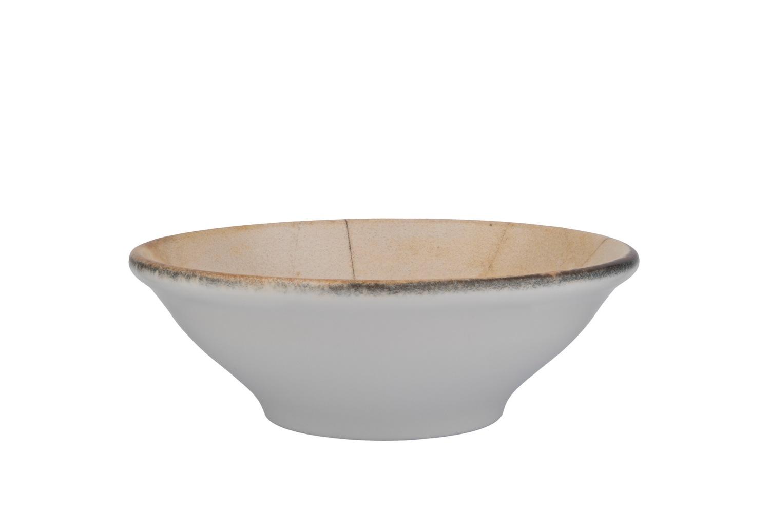 Μπωλ Σερβιρίσματος Πορσελάνης Φ16εκ. Μπεζ Mytho Kutahya