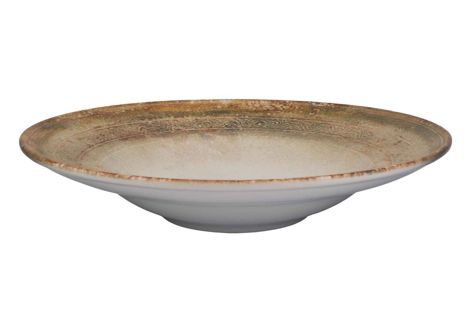 Πιάτο Pasta Πορσελάνης Φ27εκ. Μπεζ Mytho Kutahya Porselen KX880864SPT27 (Σετ 6 Τεμάχια) (Υλικό: Πορσελάνη, Χρώμα: Μπεζ, Μέγεθος: Μεμονωμένο) - KUTAHYA PORSELEN - KX880864SPT27