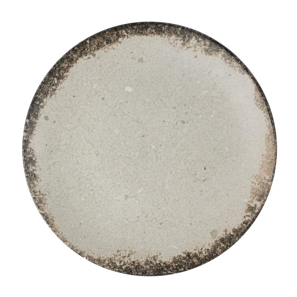 Πιάτο Φρούτου Πορσελάνης Φ21x2,3εκ. Vintage Rustiground Kutahya Porselen KX880867TDU21 (Σετ 6 Τεμάχια) (Υλικό: Πορσελάνη, Χρώμα: Αντικέ, Μέγεθος: Μεμονωμένο) - KUTAHYA PORSELEN - KX880867TDU21