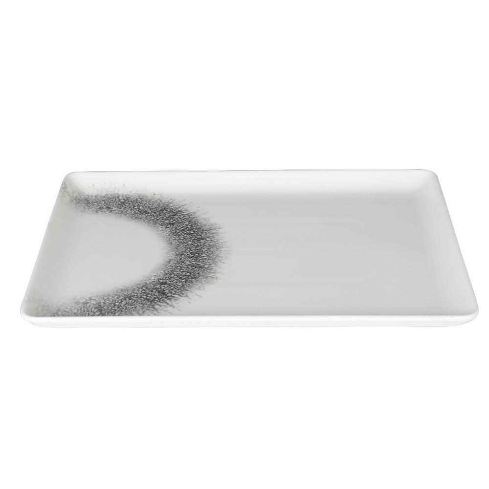 Πιατέλα Σερβιρίσματος Πορσελάνης 35x15εκ. Black Ice Kutahya Porselen KX89A724T3515 (Υλικό: Πορσελάνη, Χρώμα: Λευκό) - KUTAHYA PORSELEN - KX89A724T3515