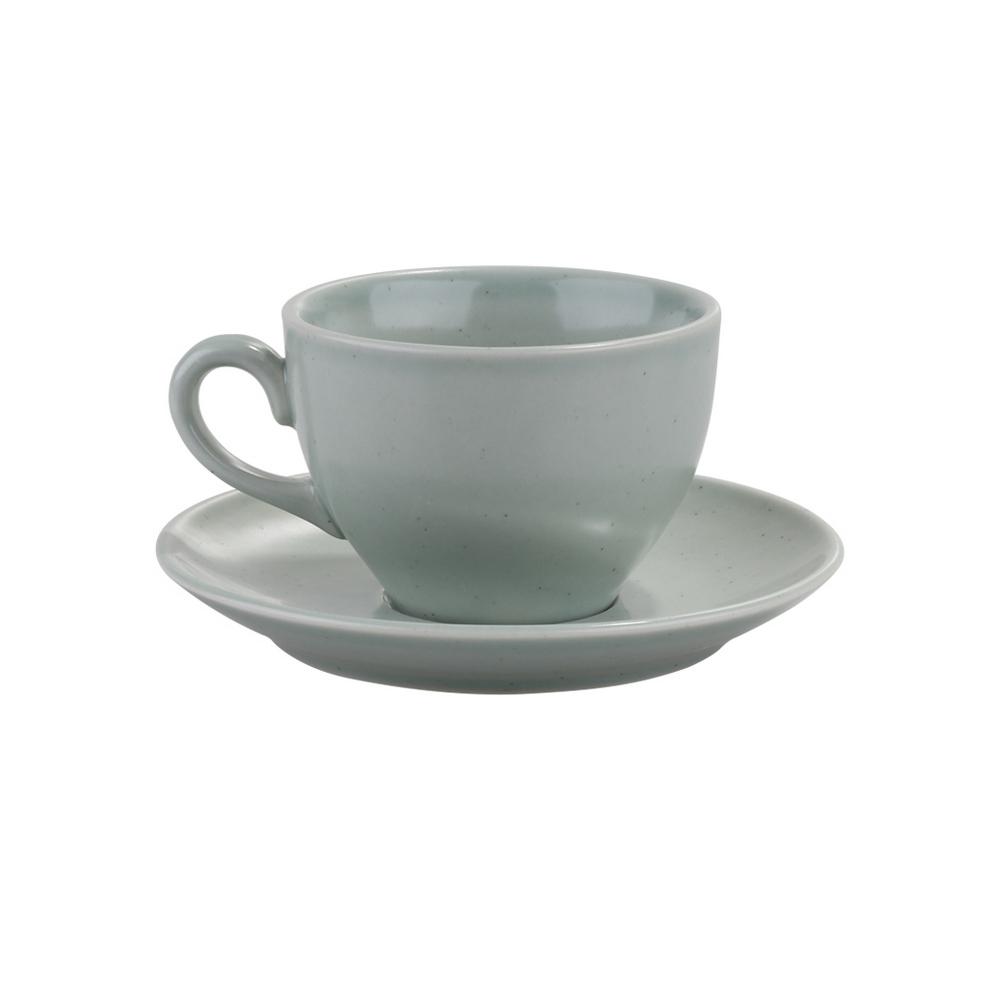 Σετ Φλυτζάνια Τσαγιού 6τμχ Πορσελάνης Mint Matte Modern