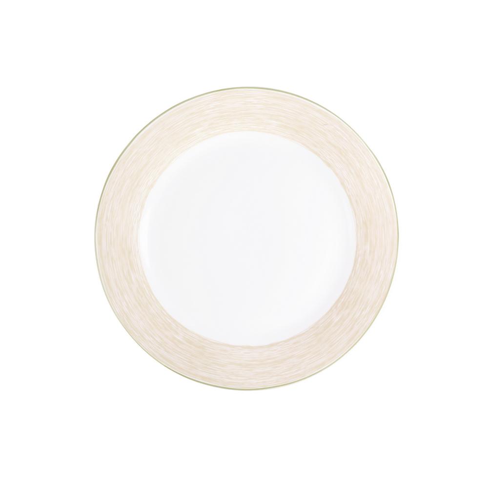 Max Home Πιάτο Φρούτου Πορσελάνης Elegancy Beige 19εκ. Oriana Ferelli NW24010013 (Σετ 6 Τεμάχια) (Υλικό: Πορσελάνη, Χρώμα: Λευκό) - Max Home - NW24010013