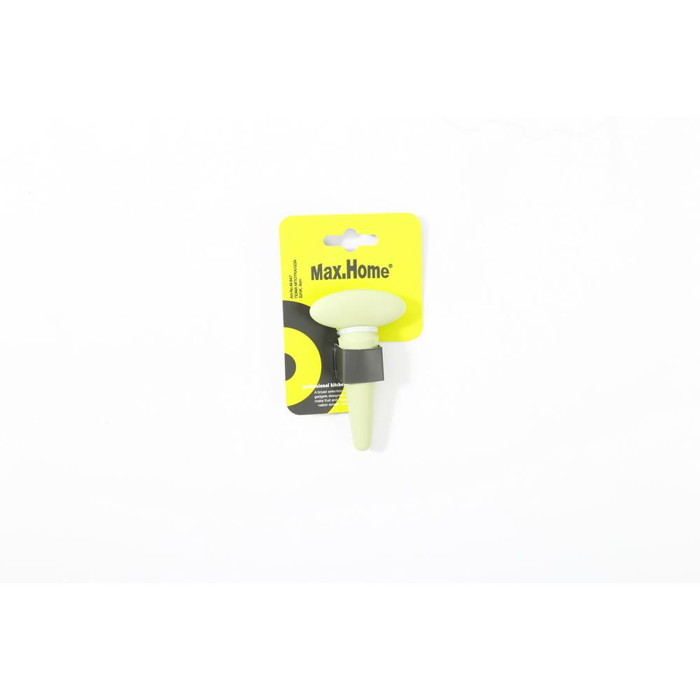 Max Home Πώμα Μπουκαλιών Σιλικόνης Πράσινο 9εκ. Max Home® OL08470000 (Υλικό: Σιλικόνη, Χρώμα: Πράσινο ) - Max Home - OL08470000