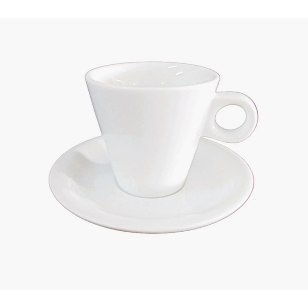 Φλυτζάνι Καφέ Cappuccino Πορσελάνης Λευκό Conical Oriana Ferelli 200ml PR0094B200 (Σετ 6 Τεμάχια) (Υλικό: Πορσελάνη, Χρώμα: Λευκό) – Oriana Ferelli – PR0094B200