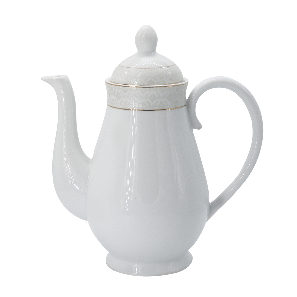 Τσαγιέρα Πορσελάνης Λευκή 14141/G Oriana Ferelli 1150ml PR14141111 (Υλικό: Πορσελάνη, Χρώμα: Λευκό) – Oriana Ferelli® – PR14141111