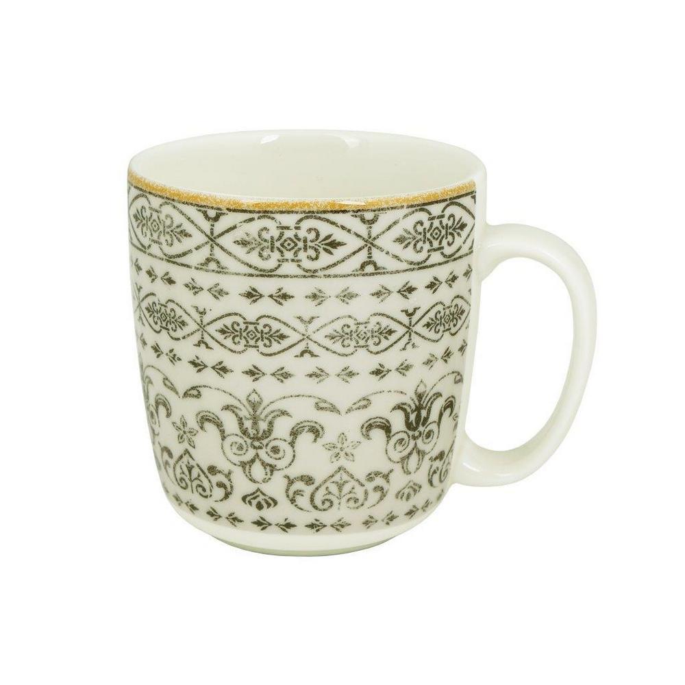 Oriana Ferelli Κούπα Πορσελάνης 340ml Vintage Μπεζ Oriana Ferelli® PR222686413 (Σετ 6 Τεμάχια) (Υλικό: Πορσελάνη, Χρώμα: Μπεζ) - Oriana Ferelli - PR222686413