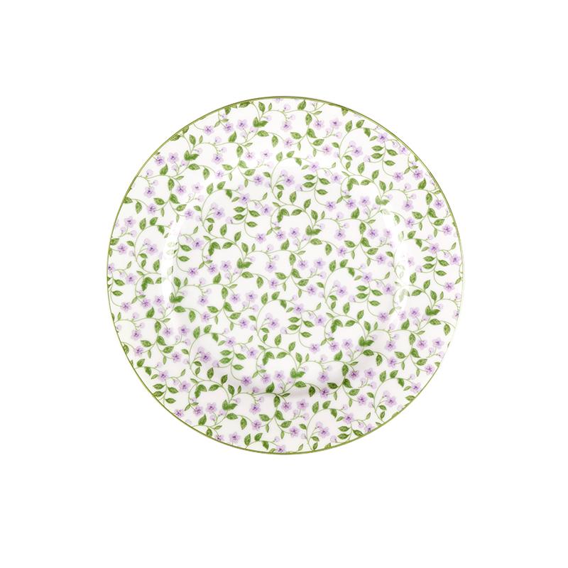 Oriana Ferelli Πιάτο Φρούτου Πορσελάνης Λευκό Με Λουλούδια Floral 20εκ. Oriana Ferelli PR232450003 (Σετ 6 Τεμάχια) (Υλικό: Πορσελάνη, Χρώμα: Λευκό, Μέγεθος: Μεμονωμένο) - Oriana Ferelli - PR232450003