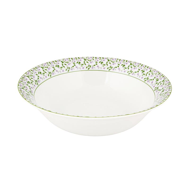 Μπωλ Πορσελάνης Λευκό Με Λουλούδια Φ16,5εκ. Floral Oriana Ferelli PR232450014 (Σετ 6 Τεμάχια) (Υλικό: Πορσελάνη, Χρώμα: Λευκό) - Oriana Ferelli - PR232450014