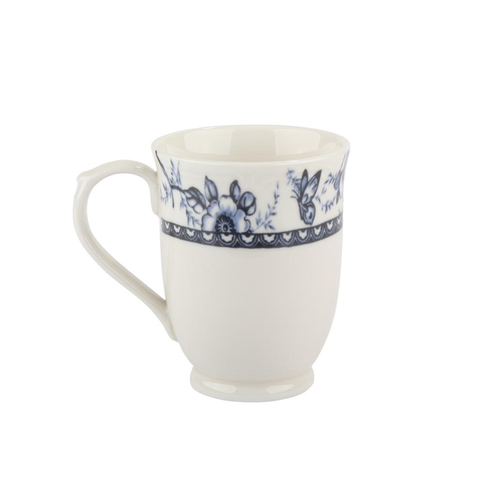 Oriana Ferelli Κούπα Πορσελάνης 340ml Tiffany Blue Oriana Ferelli PR24324B10 (Σετ 2 Τεμάχια) (Υλικό: Πορσελάνη, Χρώμα: Λευκό) - Oriana Ferelli - PR24324B10