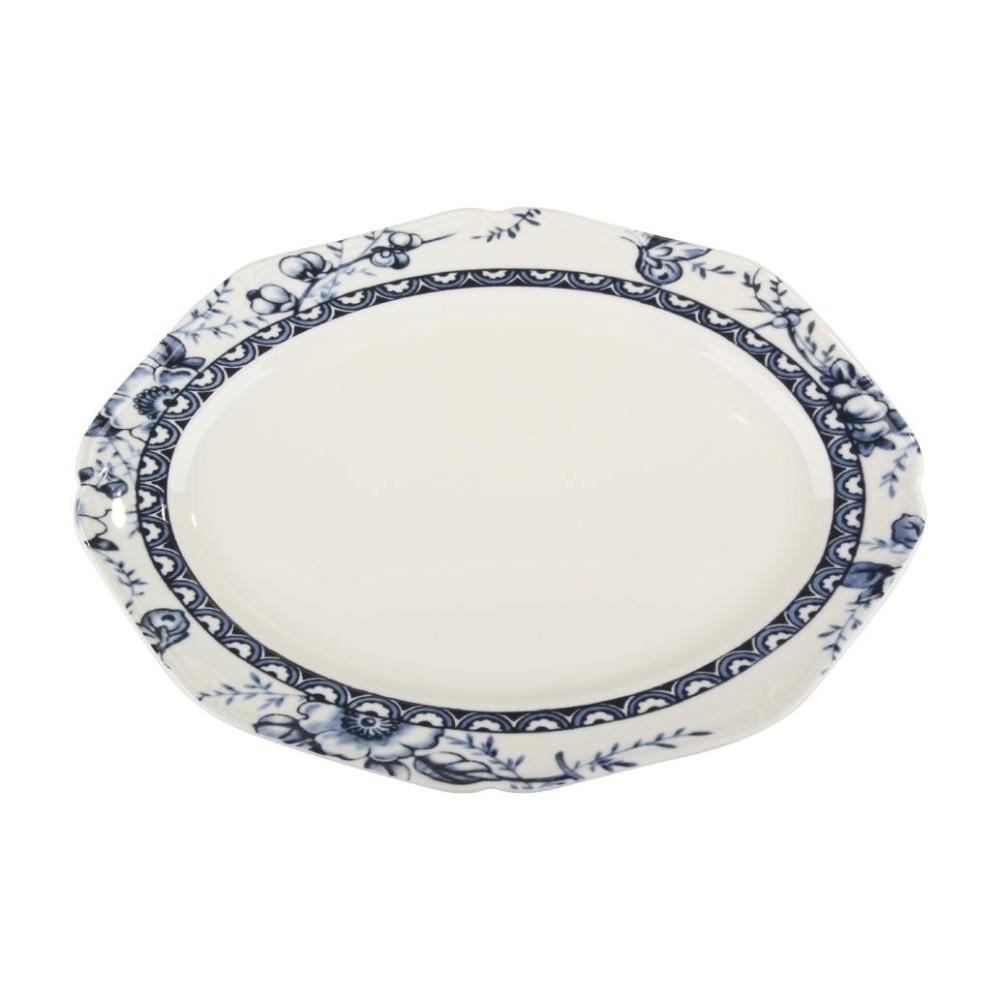 Ραβιέρα Οβάλ Πορσελάνης 25εκ. Tiffany Blue Oriana Ferelli PR24324B12 (Υλικό: Πορσελάνη, Χρώμα: Μπλε) - Oriana Ferelli - PR24324B12