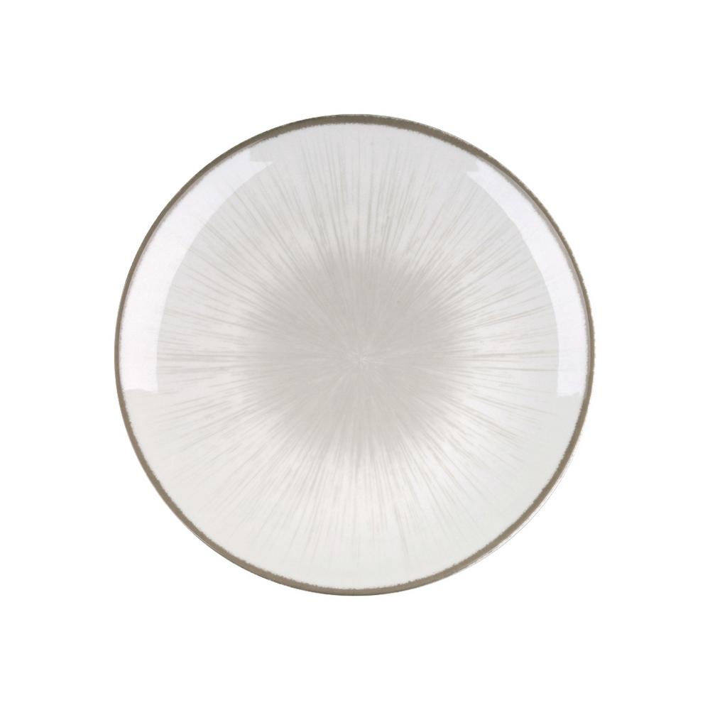 Πιάτο Ρηχό Φαγητού Πορσελάνης 27εκ. Water Lily Grey Oriana Ferelli PR243366401 (Σετ 6 Τεμάχια) (Υλικό: Πορσελάνη, Χρώμα: Γκρι, Μέγεθος: Μεμονωμένο) - Oriana Ferelli - PR243366401