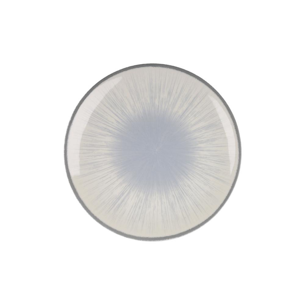 Πιάτο Φρούτου Πορσελάνης 20εκ. Water Lily Blue Oriana Ferelli PR24336BL03 (Σετ 6 Τεμάχια) (Υλικό: Πορσελάνη, Χρώμα: Μπλε, Μέγεθος: Μεμονωμένο) - Oriana Ferelli - PR24336BL03