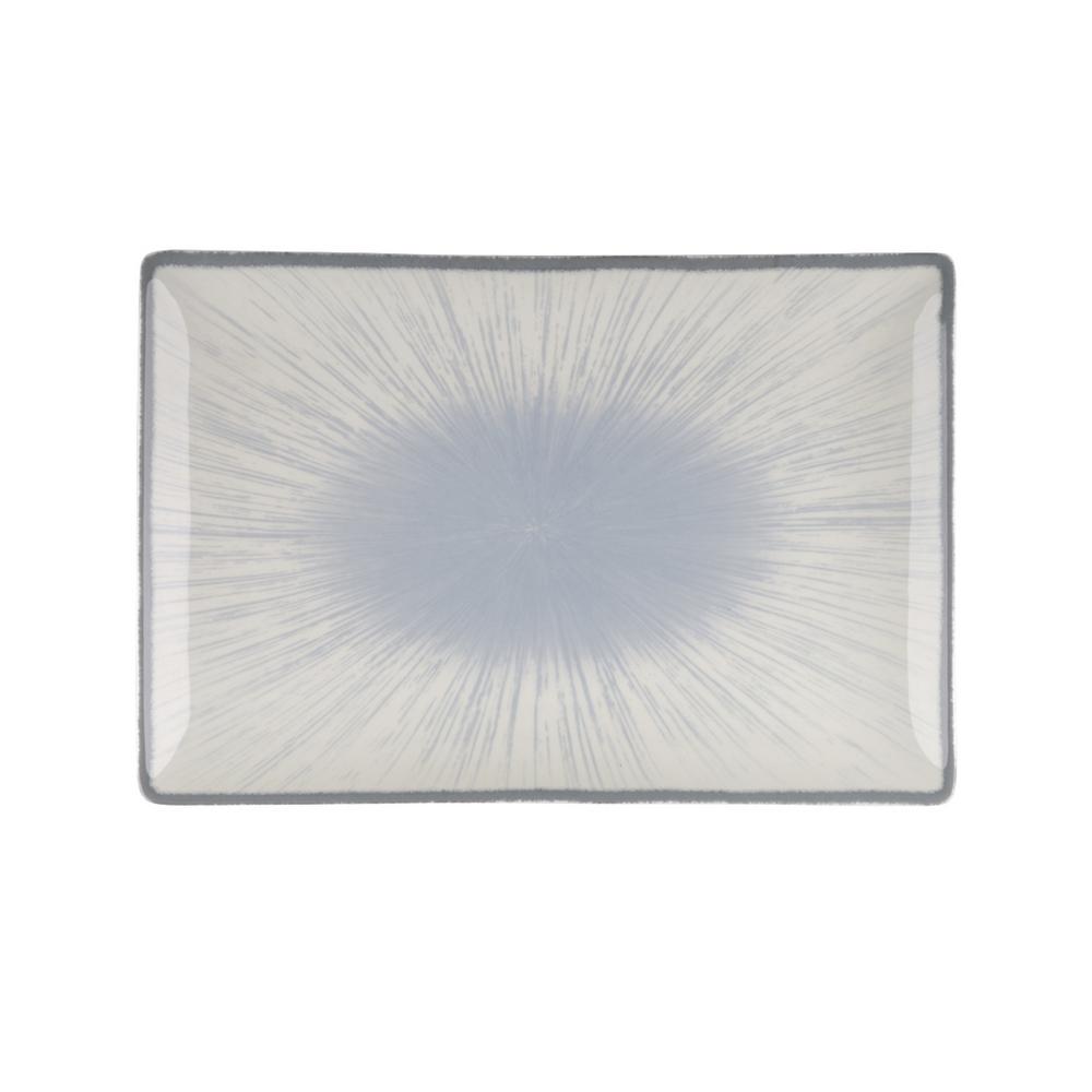 Πιατέλα Ορθογώνια Πορσελάνης 31x21εκ. Water Lily Blue Oriana Ferelli PR24336BL21 (Υλικό: Πορσελάνη, Χρώμα: Μπλε) - Oriana Ferelli - PR24336BL21