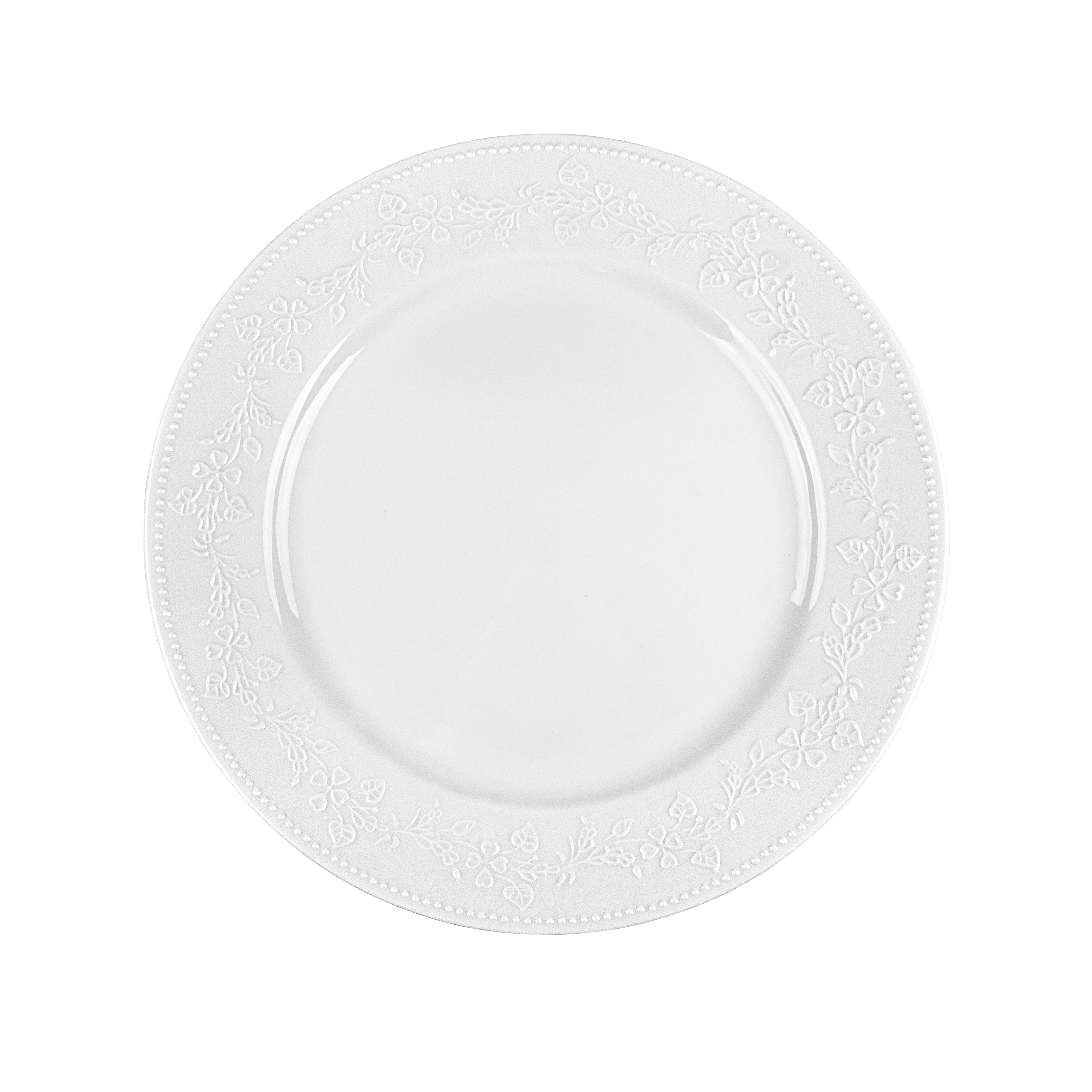 Πιάτο Ρηχό Πορσελάνης Λευκό Kea Oriana Ferelli 27εκ. PRPW350001 (Σετ 6 Τεμάχια) (Υλικό: Πορσελάνη, Χρώμα: Λευκό, Μέγεθος: Μεμονωμένο) – Oriana Ferelli® – PRPW350001