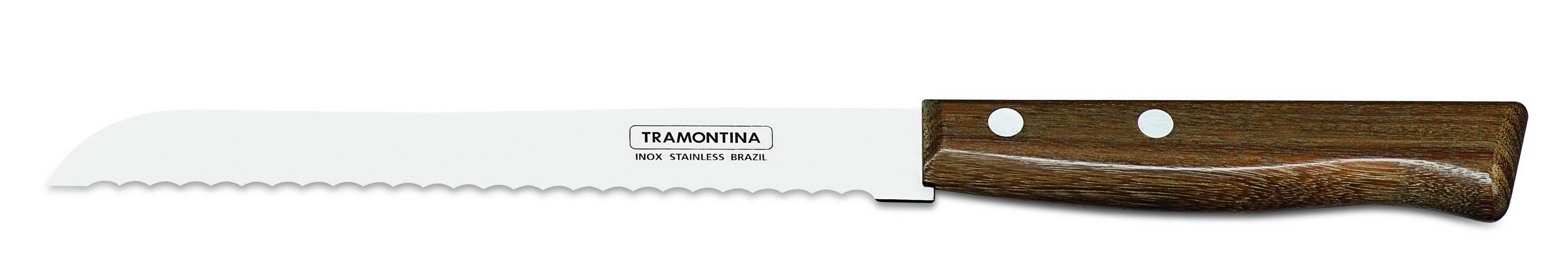 Μαχαίρι Ψωμιού Ανοξείδωτο Tradicional Tramontina 18εκ. TR22215007 (Υλικό: Ανοξείδωτο) - Tramontina - TR22215007