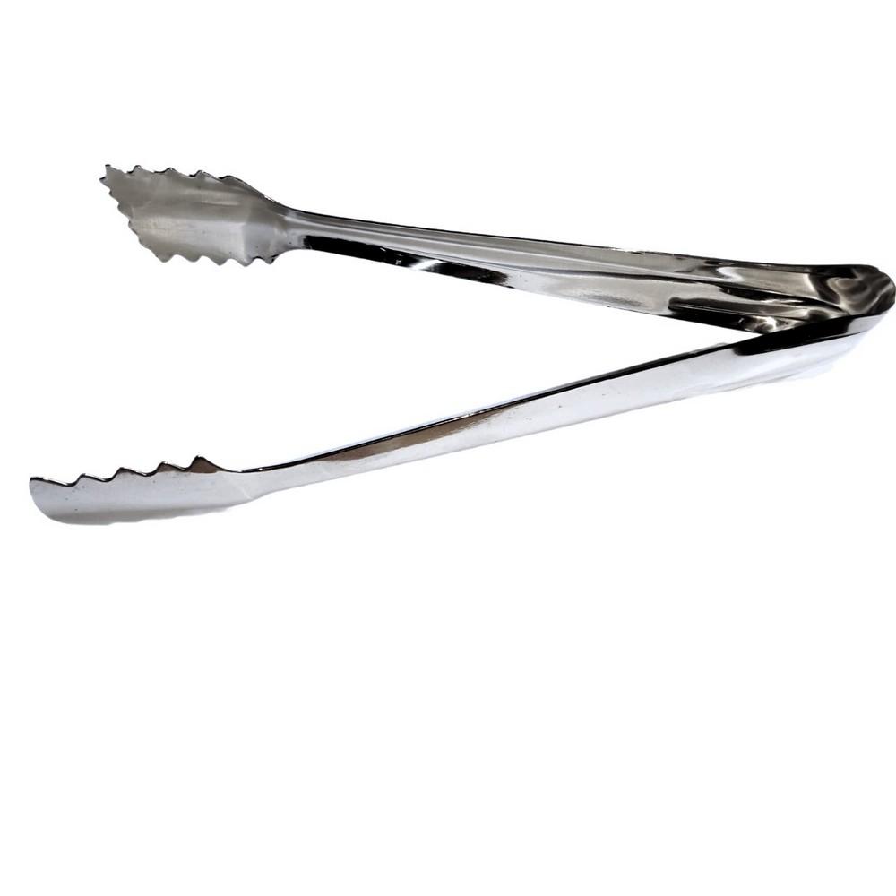 Λαβίδα Πάγου Ανοξείδωτη Inox Max Home 18εκ. UR60345118 (Υλικό: Ανοξείδωτο, Χρώμα: Inox) - Max Home - UR60345118