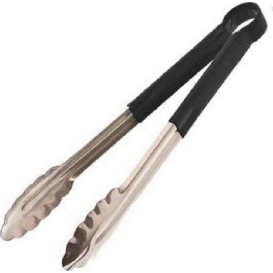 K-PROFESSIONAL Λαβίδα Κρέατος Ανοξείδωτη Μαύρη K-Professional 30εκ. UR60386130 (Υλικό: Ανοξείδωτο) - K-PROFESSIONAL - UR60386130