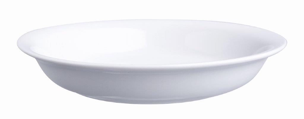 Πιάτο Βαθύ Πορσελάνης White Slim Rim Oriana Ferelli Φ21