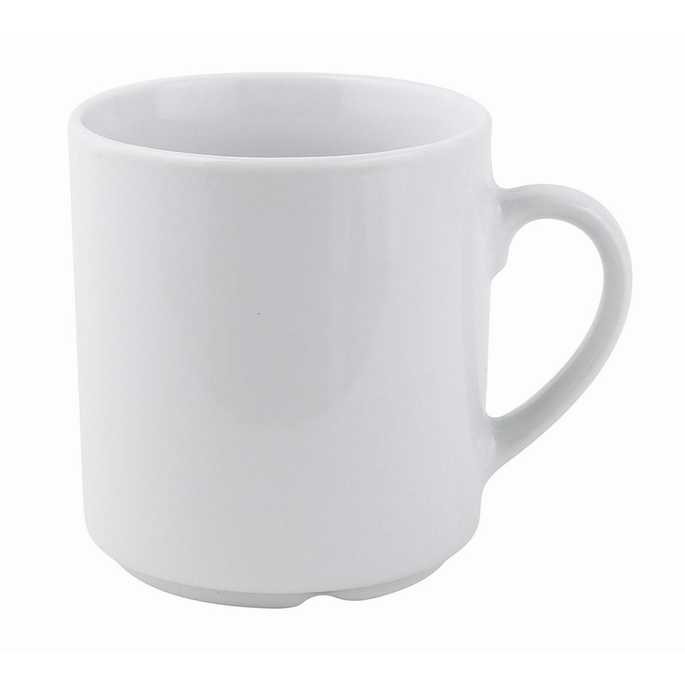 Κούπα Στοιβαζόμενη Πορσελάνης 300ml XCM-005 Oriana Ferelli XG00XCM030 (Σετ 6 Τεμάχια) (Υλικό: Πορσελάνη, Χρώμα: Λευκό) - Oriana Ferelli - XG00XCM030