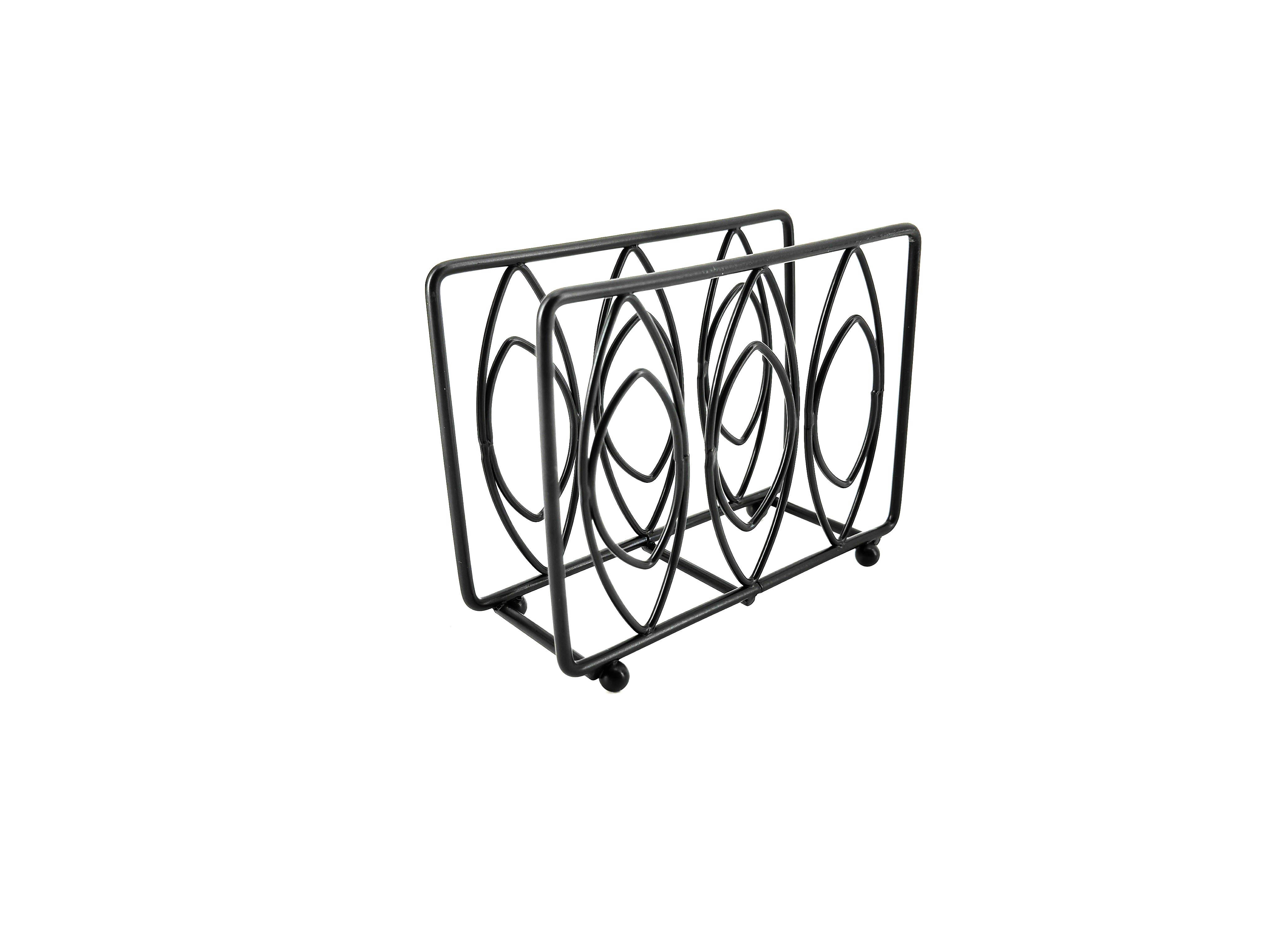 Χαρτοπετσετοθήκη Μεταλλική Μαύρη Max Home 13,5x5x10,5εκ. XN00012034 (Υλικό: Μεταλλικό, Χρώμα: Μαύρο) - Max Home - XN00012034