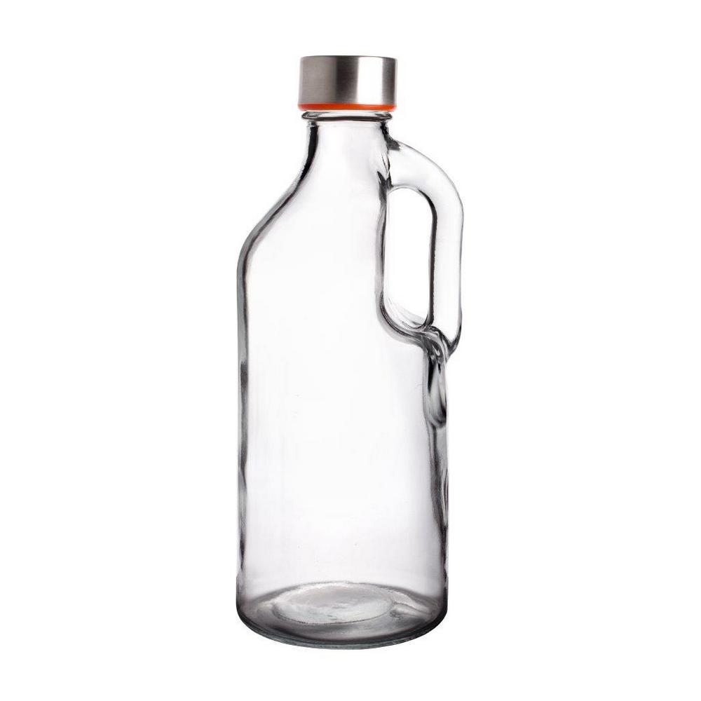 Max Home Μπουκάλι Νερού Γυάλινο Διάφανο 1000ml Altare Max Home ZT1319YBS16S (Σετ 2 Τεμάχια) (Υλικό: Γυαλί, Χρώμα: Διάφανο ) - Max Home - ZT1319YBS16S