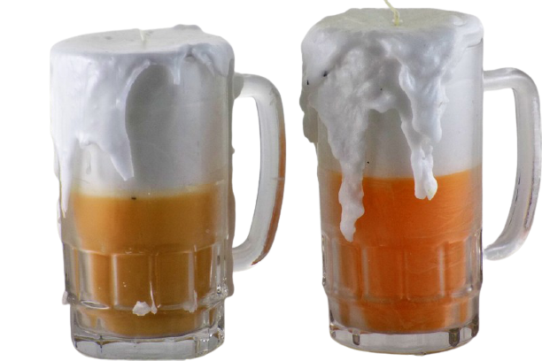 Λαμπάδα Μπύρα Σε Ποτήρι 8x15εκ. LAB39 - 24home.gr - LAB39