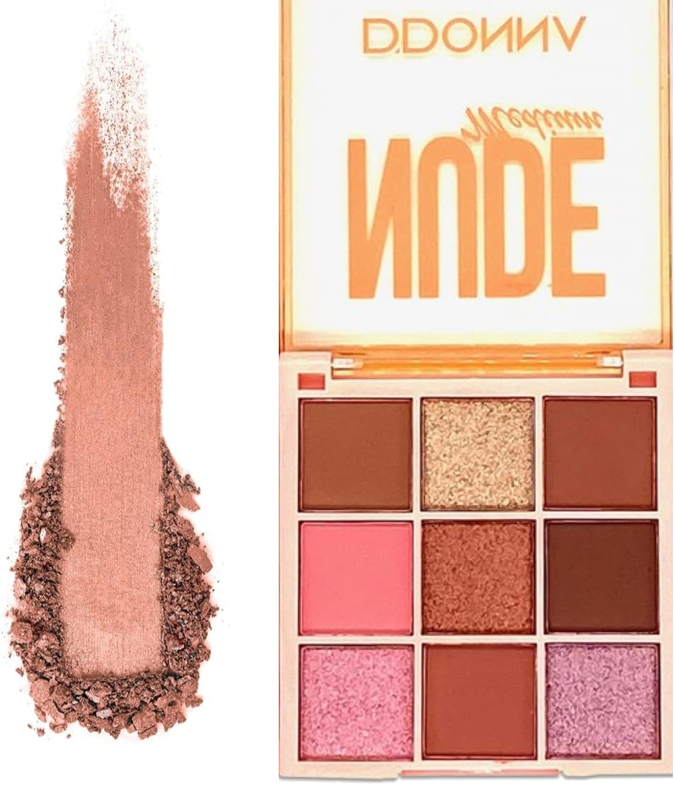 DDONNA Cosmetics Σκιές Ματιών NUDE EYESHADOW 9 αποχρώσεις 13gr Medium DDONNA Cosmetics 11124A-2 - DDONNA Cosmetics - nj_11124A-2