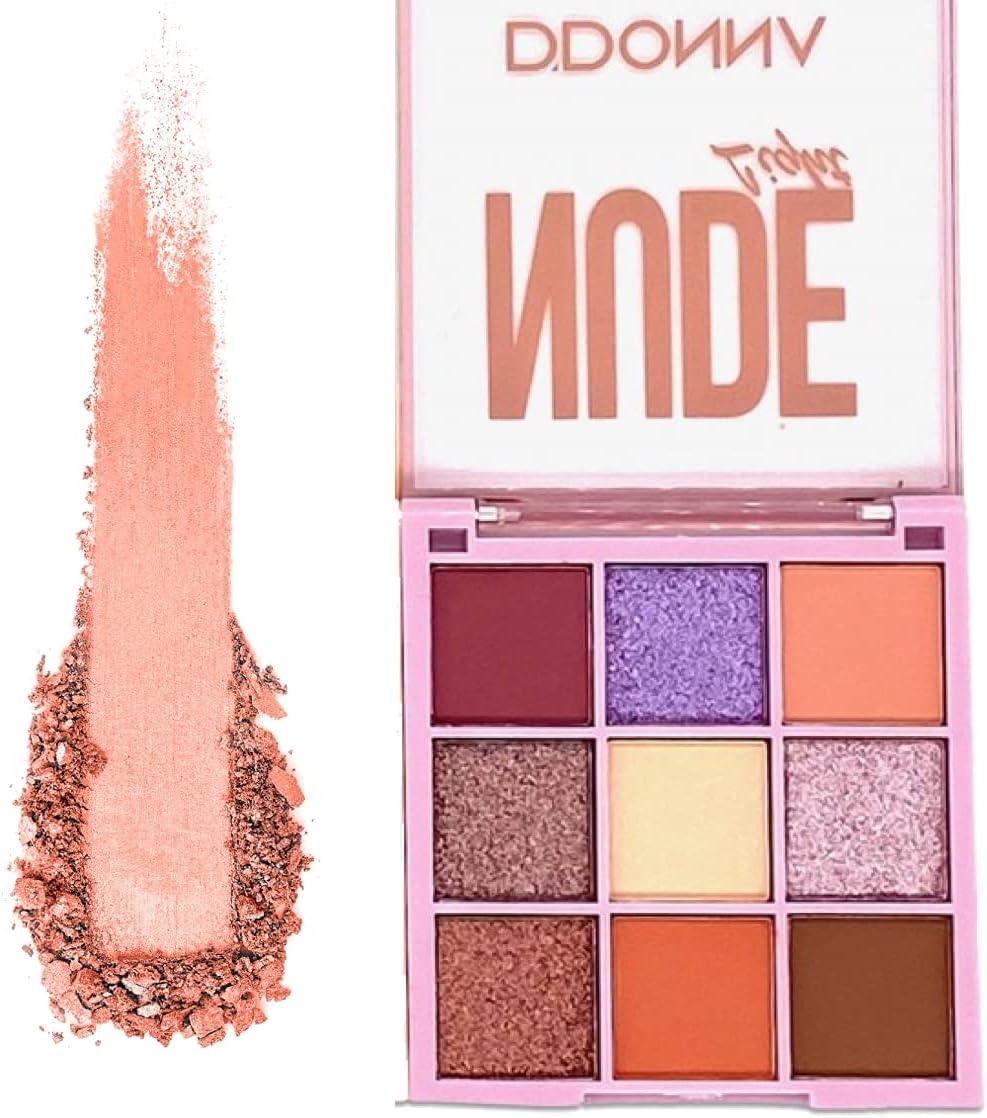 DDONNA Cosmetics Σκιές Ματιών NUDE EYESHADOW 9 αποχρώσεις 13gr Light DDONNA Cosmetics 11124A-3 - DDONNA Cosmetics - nj_11124A-3