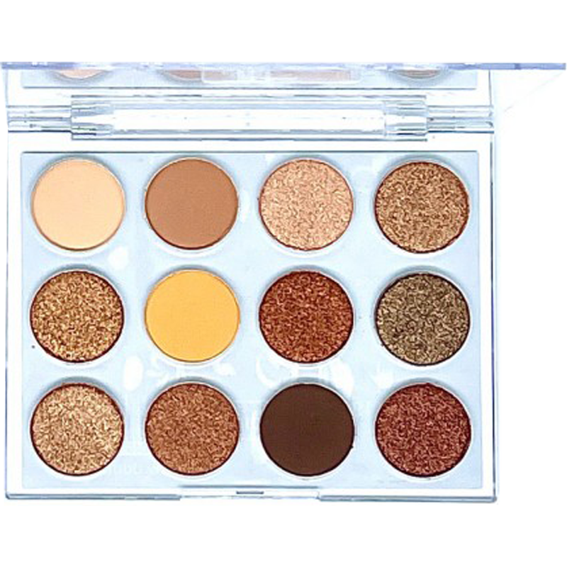 DDONNA Cosmetics Σκιές Ματιών Eyeshadow Glam Colour A 12 αποχρώσεις 12gr color2 DDONNA Cosmetics 11190A-2 - DDONNA Cosmetics - nj_11190A-2