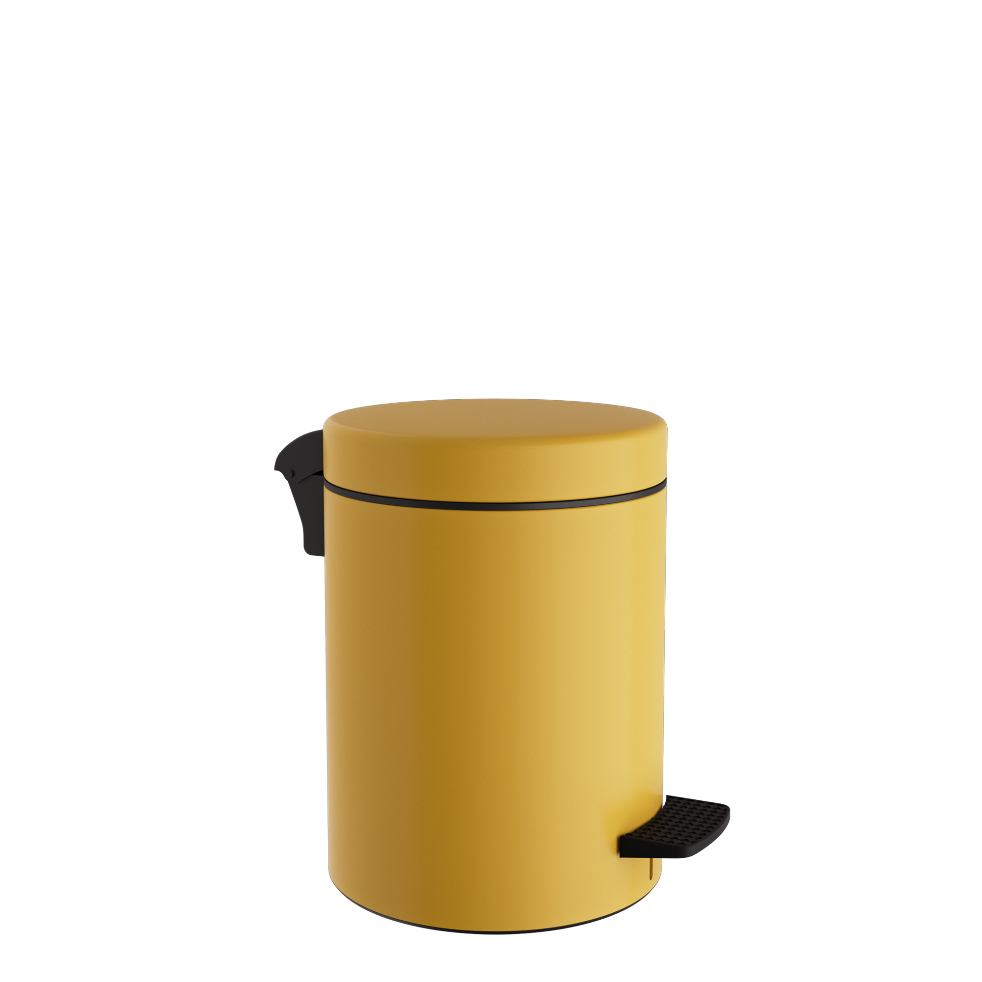 Αξεσουάρ Μπάνιου 24home - ΣΗΜΑΝΤΙΚΟ: Σε περίπτωση διαφοράς τιμής από το κατάστημα ισχύει παντα και μόνο η τιμή του καταστήματος Καλάθι Απορριμμάτων 3lt Soft Close Ανοξείδωτο Matt Yell