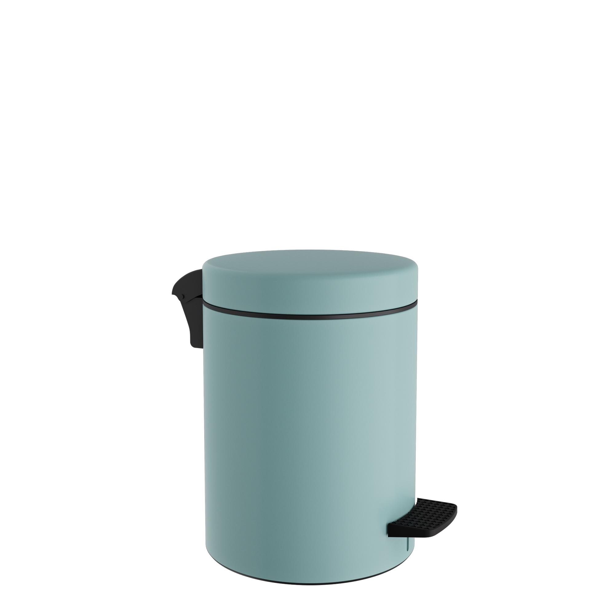 Καλάθι Απορριμμάτων 3lt Soft Close Ανοξείδωτο Matt Turq