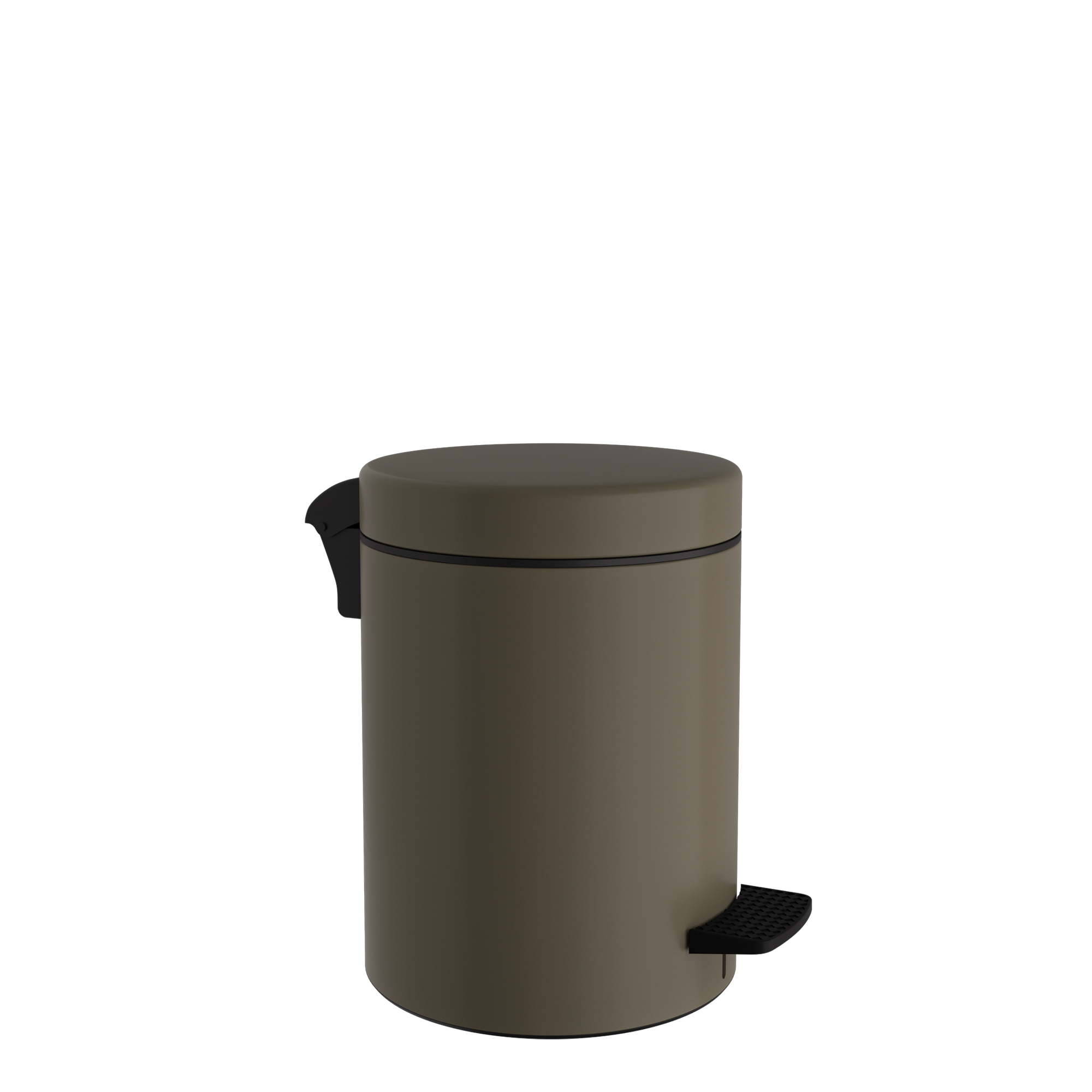 Καλάθι Απορριμμάτων 3lt Soft Close Ανοξείδωτο Matt Ligh